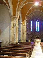 Carcassonne - Notre-Dame de l'Abbaye - Nef (3)